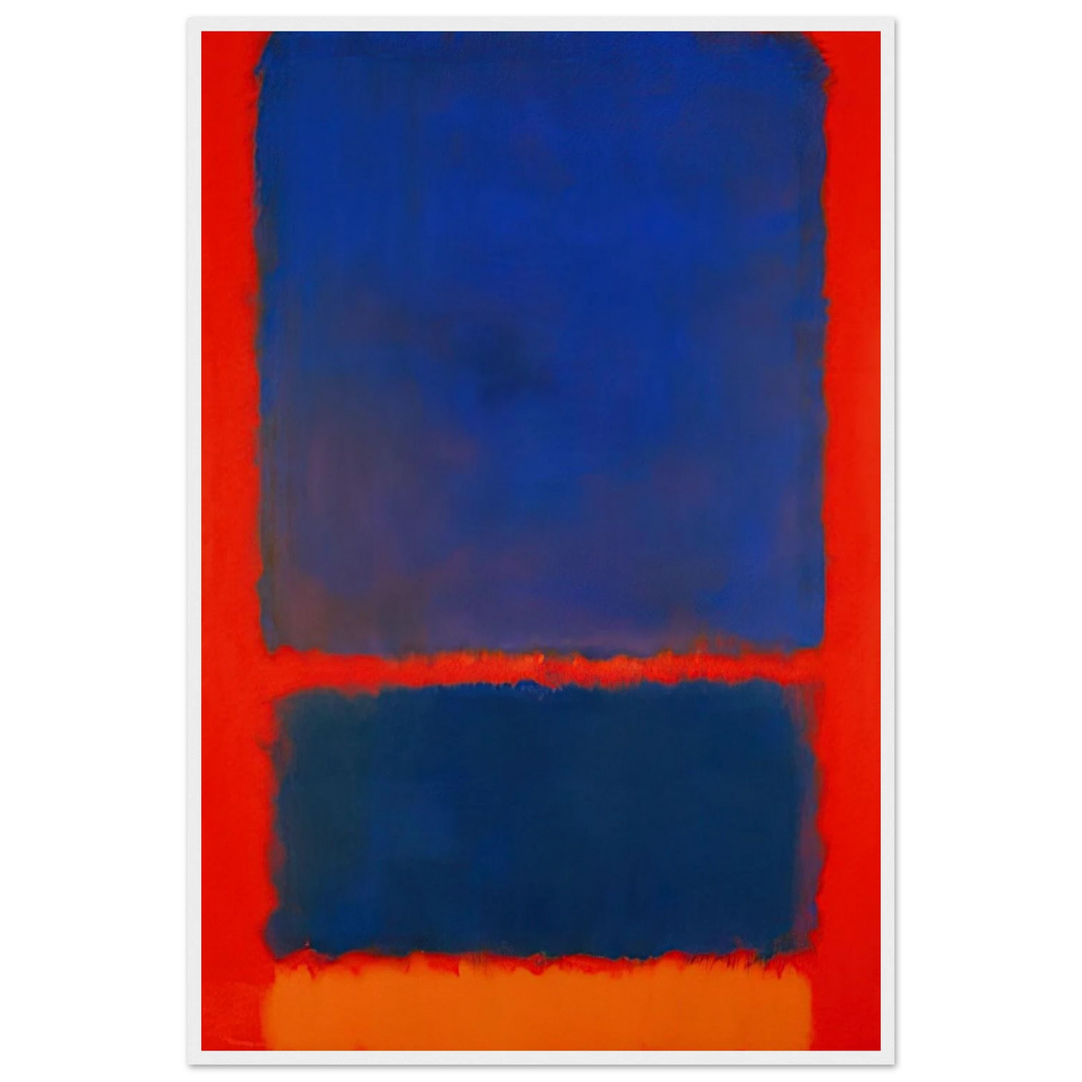Blue, Orange, Red - 1961 Framed Poster | Mark Rothko Framed Prints Wall Art | Rothko Prints