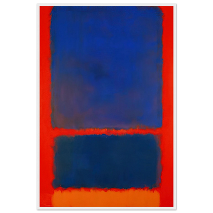 Blue, Orange, Red - 1961 Framed Poster | Mark Rothko Framed Prints Wall Art | Rothko Prints
