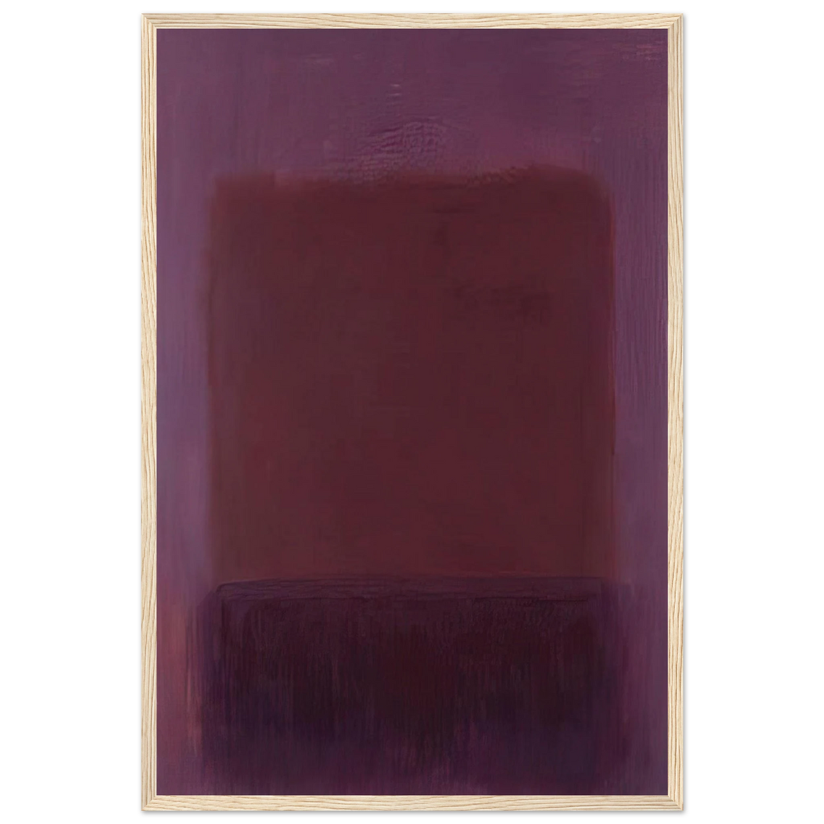 Purple Brown - 1957 Framed Poster | Mark Rothko Framed Prints Wall Art | Rothko Prints