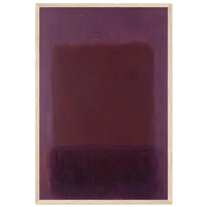 Purple Brown - 1957 Framed Poster | Mark Rothko Framed Prints Wall Art | Rothko Prints