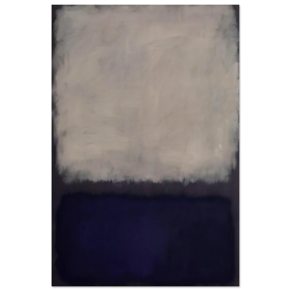 Blue and gray - 1962 Poster | Mark Rothko Poster | Rothko Prints