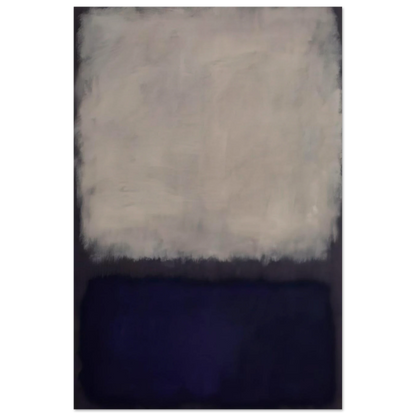 Blue and gray - 1962 Poster | Mark Rothko Poster | Rothko Prints