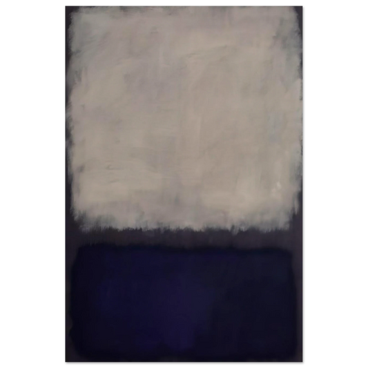 Blue and gray - 1962 Poster | Mark Rothko Poster | Rothko Prints