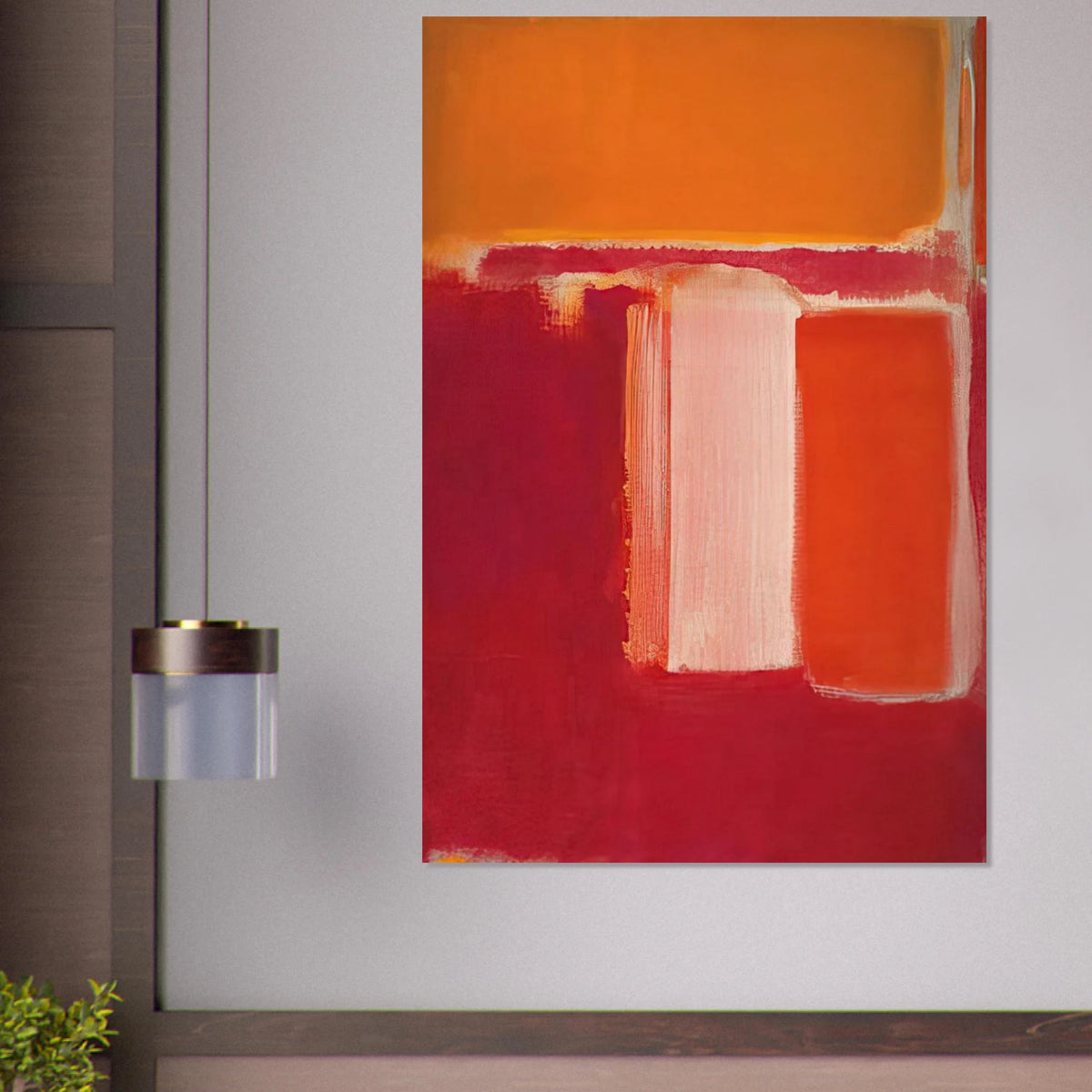 Yellow, Cherry, Orange - 1947 Poster | Mark Rothko Poster | Rothko Prints