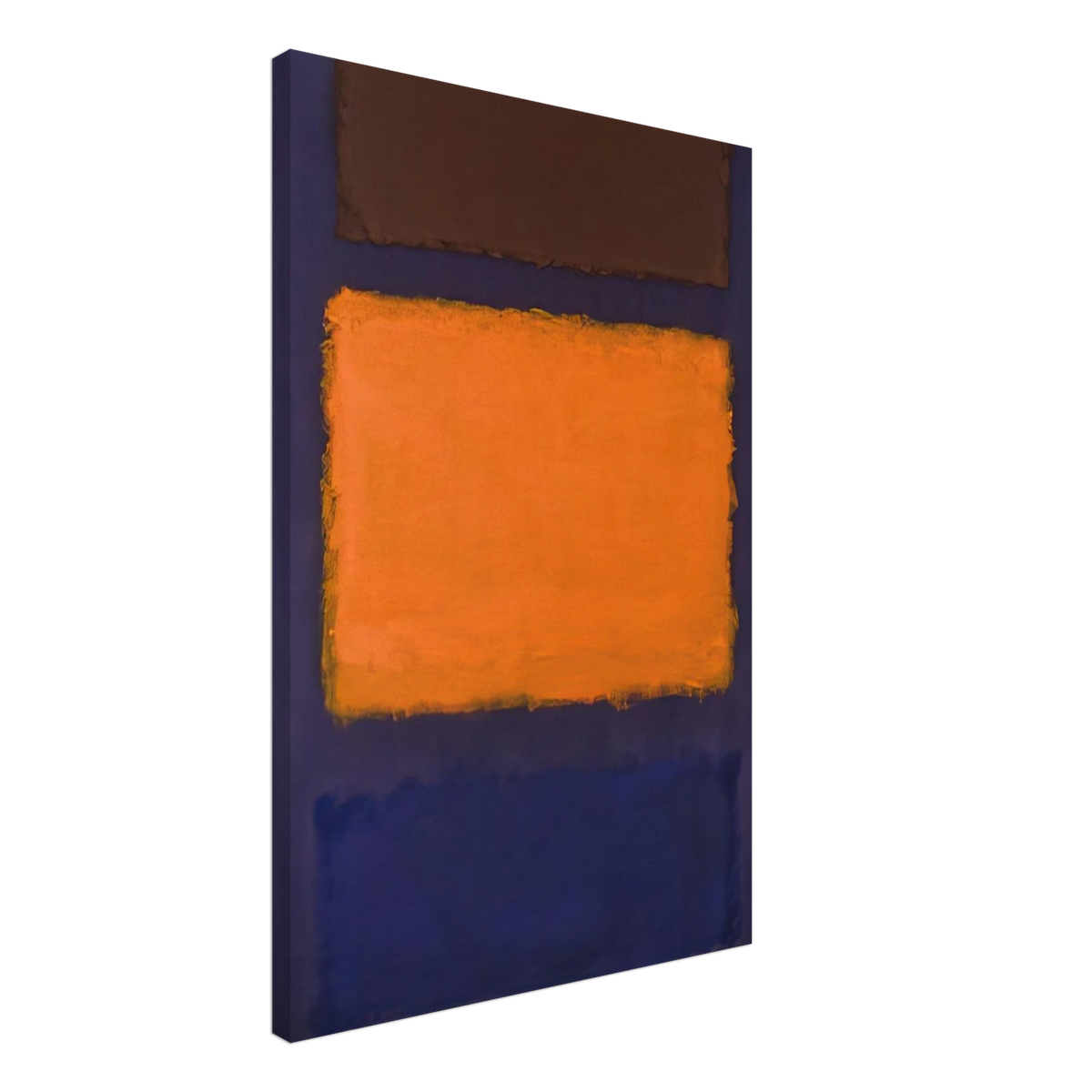 Brown, Orange, Blue on Maroon - c.1963  United States Canvas | Mark Rothko Canvas | Rothko Prints