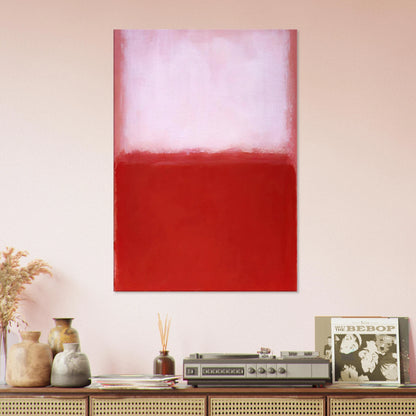 White Over Red - 1957 Canvas | Mark Rothko Canvas | Rothko Prints