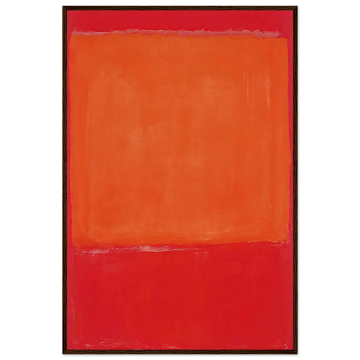 Ochre and Red on Red - 1957 Framed Poster | Mark Rothko Framed Prints Wall Art | Rothko Prints