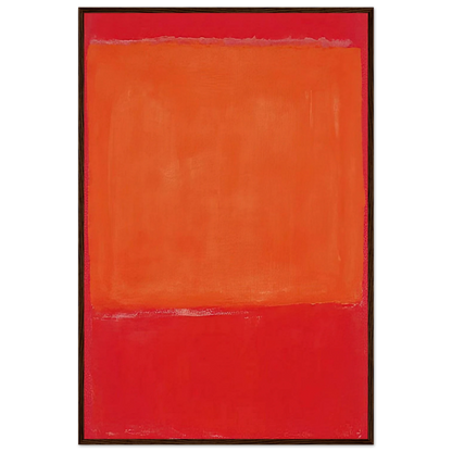 Ochre and Red on Red - 1957 Framed Poster | Mark Rothko Framed Prints Wall Art | Rothko Prints