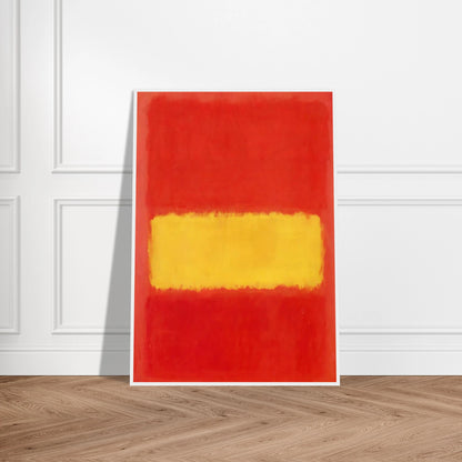 Yellow band - 1956 Framed Poster | Mark Rothko Framed Prints Wall Art | Rothko Prints