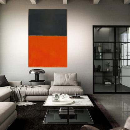 Green and Tangerine on Red - 1956 Poster | Mark Rothko Poster | Rothko Prints