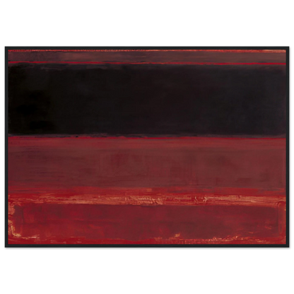 Four Darks in Red - 1958 Framed Poster | Mark Rothko Framed Prints Wall Art | Rothko Prints