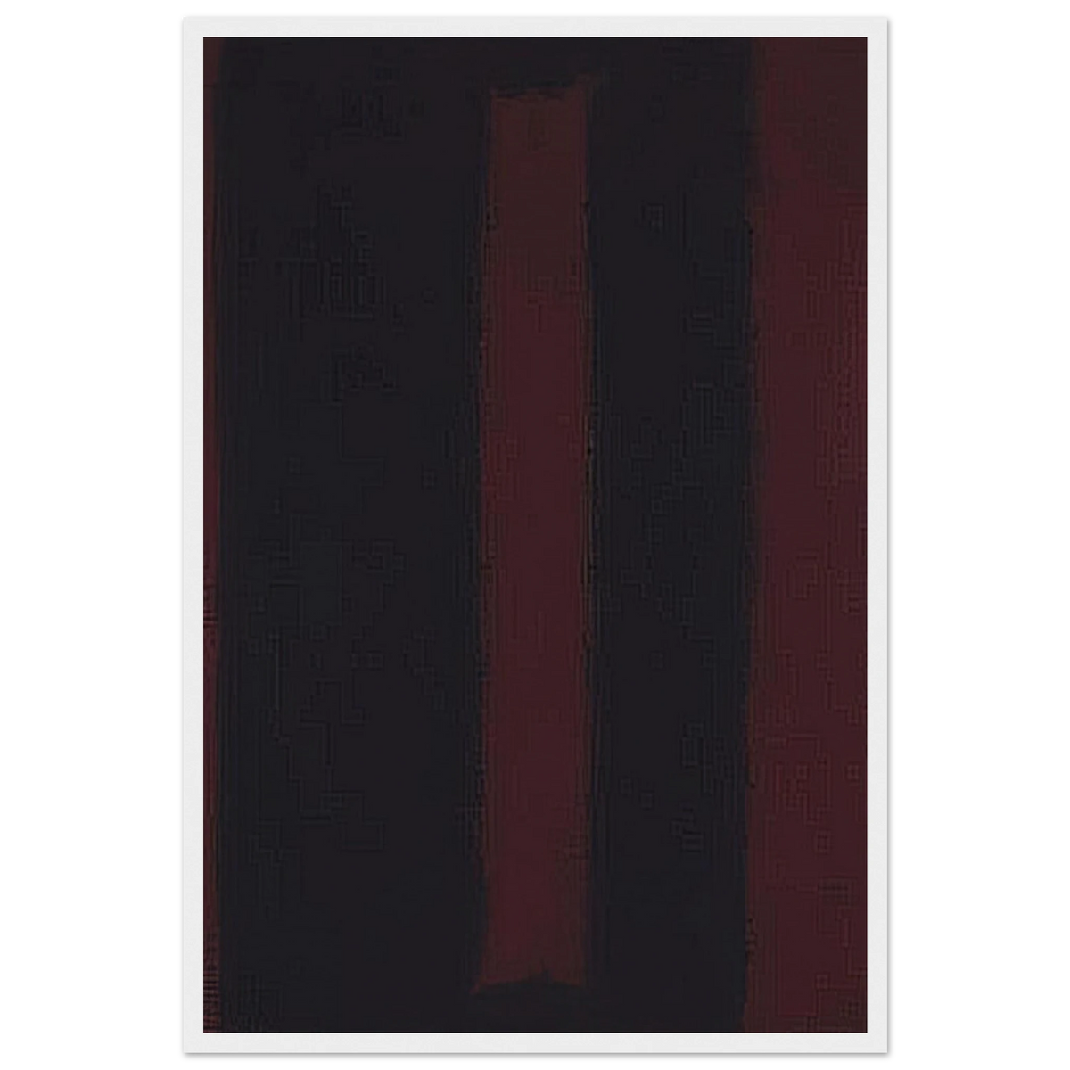 Black on Maroon - 1959 Framed Poster | Mark Rothko Framed Prints Wall Art | Rothko Prints