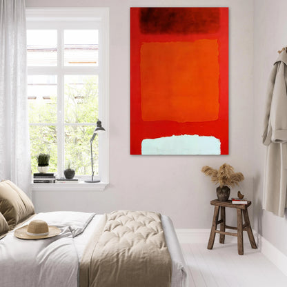 Red, White, and Brown - 1957 Poster | Mark Rothko Poster | Rothko Prints