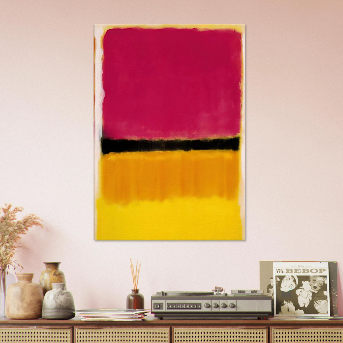 Violet, Black, Orange, Yellow on White and Red - 1949 Canvas | Mark Rothko Canvas | Rothko Prints