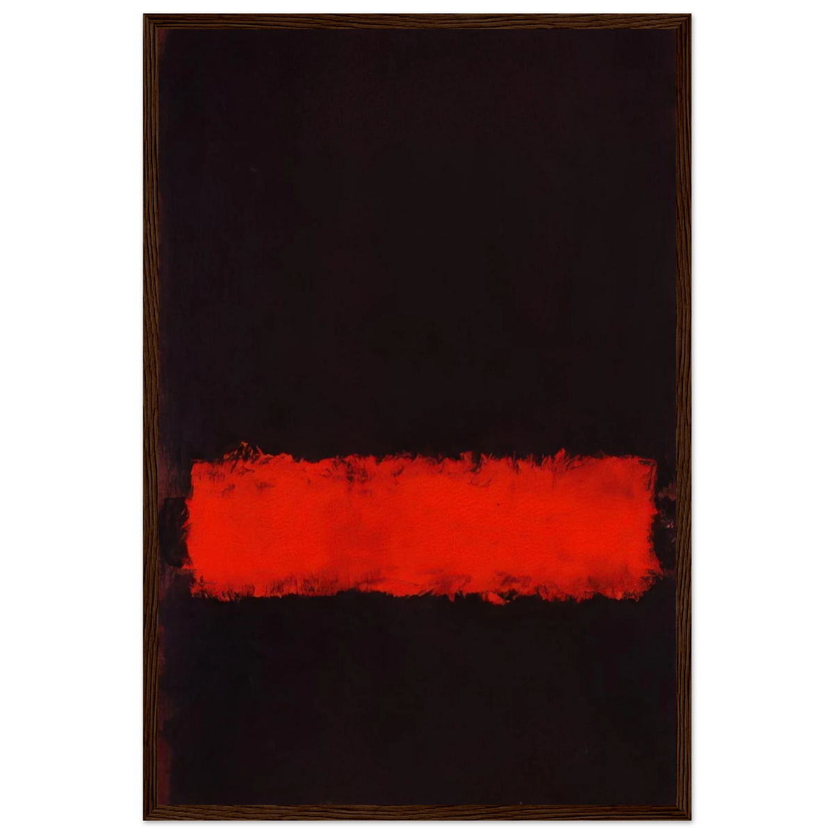 Black, Red and Black - 1968 Framed Poster | Mark Rothko Framed Prints Wall Art | Rothko Prints