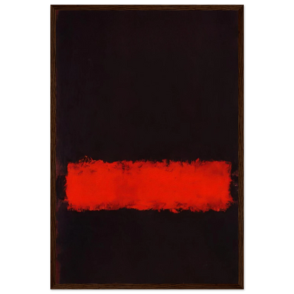 Black, Red and Black - 1968 Framed Poster | Mark Rothko Framed Prints Wall Art | Rothko Prints