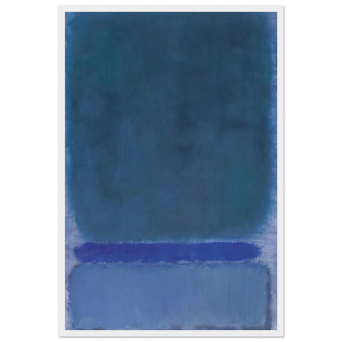 Untitled Green on Blue - 1968 Framed Poster | Mark Rothko Framed Prints Wall Art | Rothko Prints