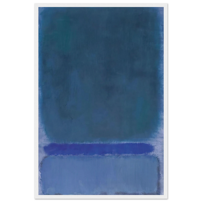 Untitled Green on Blue - 1968 Framed Poster | Mark Rothko Framed Prints Wall Art | Rothko Prints