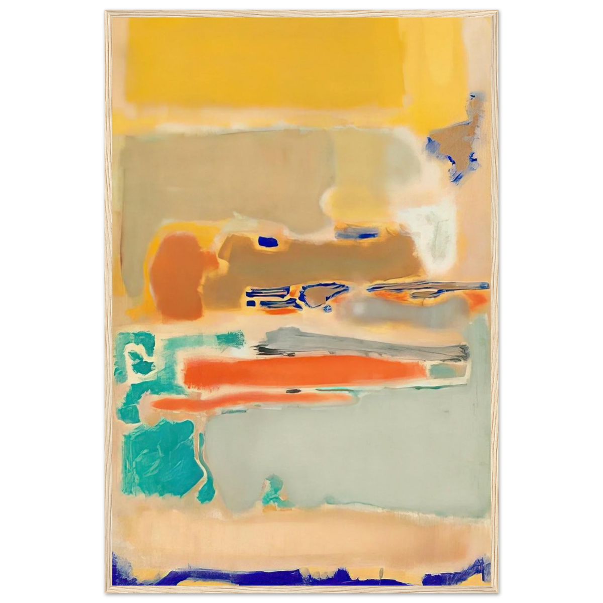 Multiform - 1948 Framed Poster | Mark Rothko Framed Prints Wall Art | Rothko Prints