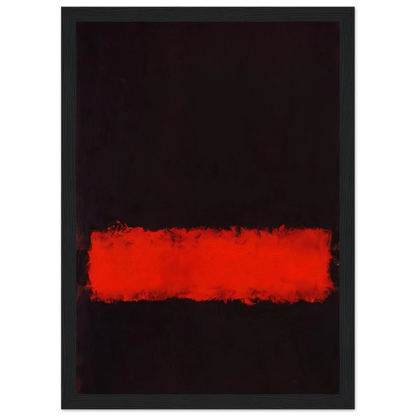 Black, Red and Black - 1968 Framed Poster | Mark Rothko Framed Prints Wall Art | Rothko Prints