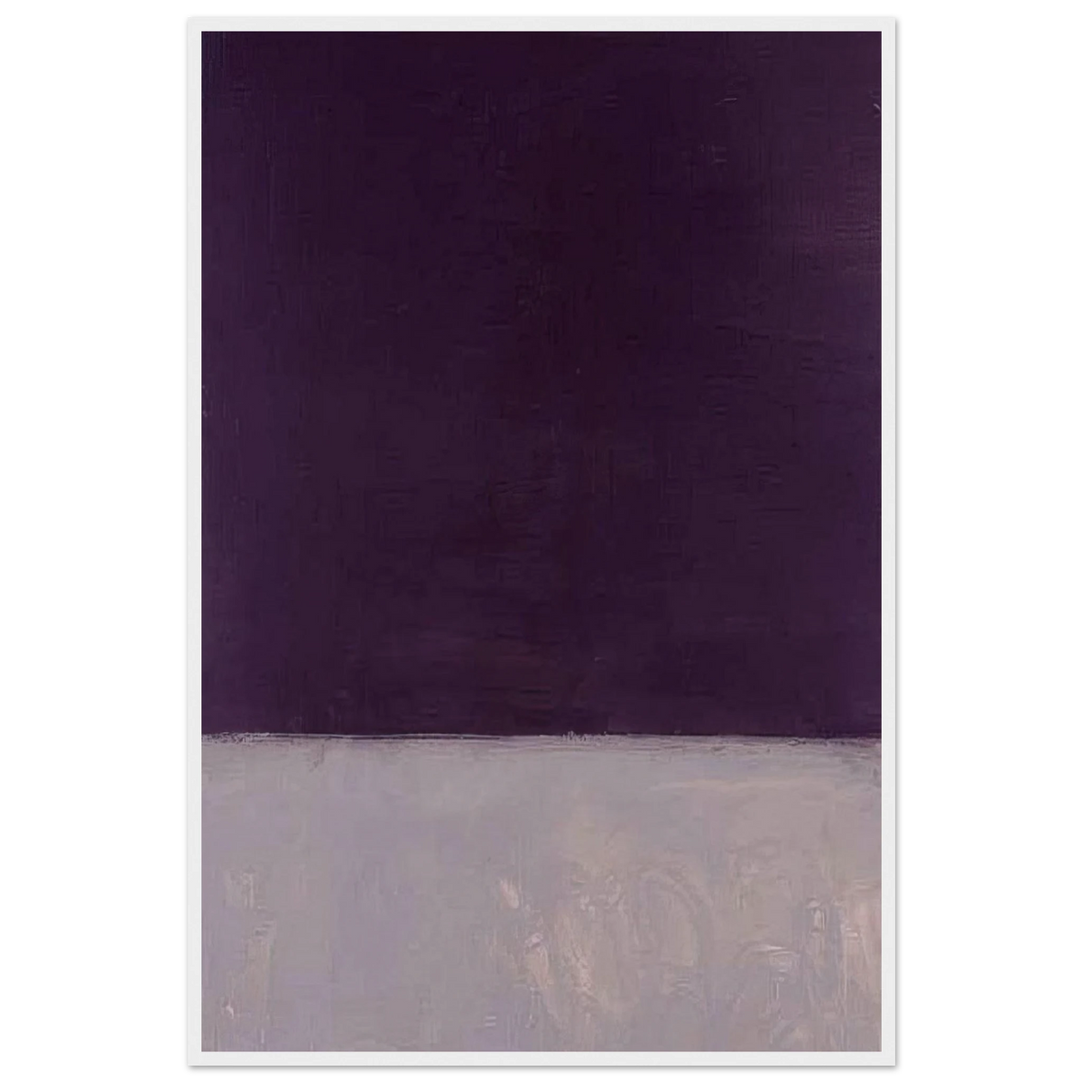 Untitled Black and Gray - 1970 Framed Poster | Mark Rothko Framed Prints Wall Art | Rothko Prints