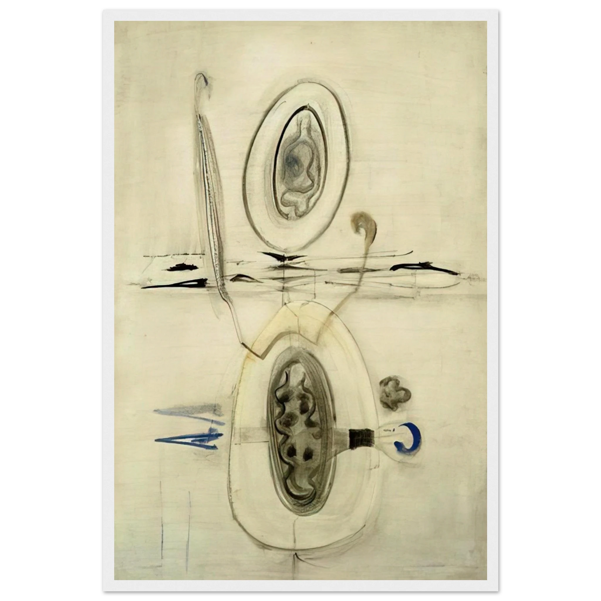 Untitled - 1940 Framed Poster | Mark Rothko Framed Prints Wall Art | Rothko Prints