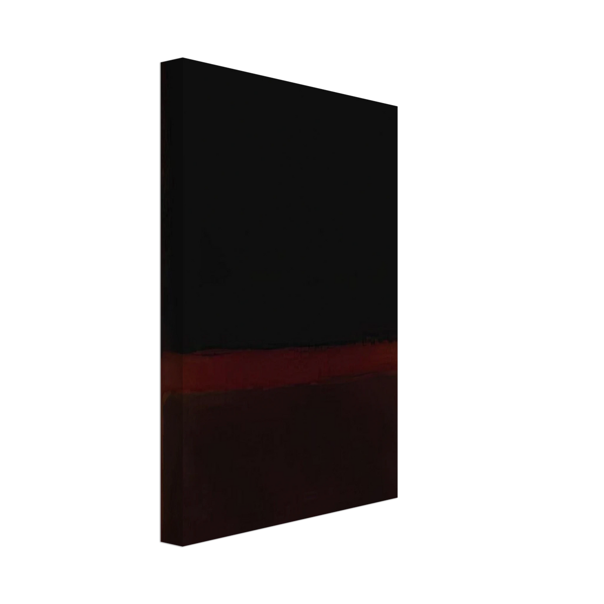 Black on Dark Sienna on Purple - 1960 Canvas | Mark Rothko Canvas | Rothko Prints