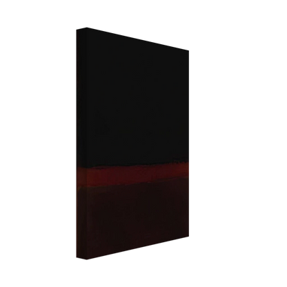 Black on Dark Sienna on Purple - 1960 Canvas | Mark Rothko Canvas | Rothko Prints