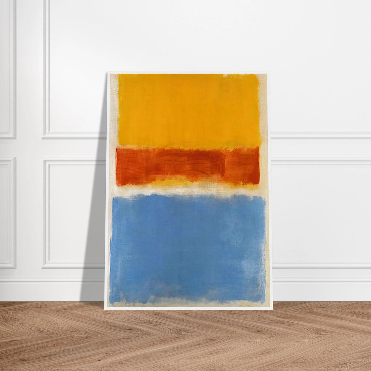 Untitled Yellow, Red and Blue - 1953 Framed Poster | Mark Rothko Framed Prints Wall Art | Rothko Prints