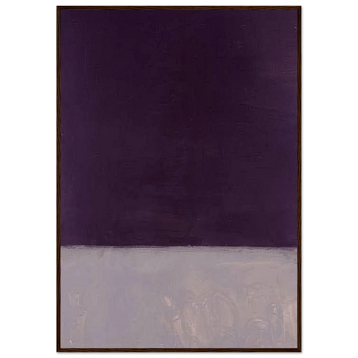Untitled Black and Gray - 1970 Framed Poster | Mark Rothko Framed Prints Wall Art | Rothko Prints