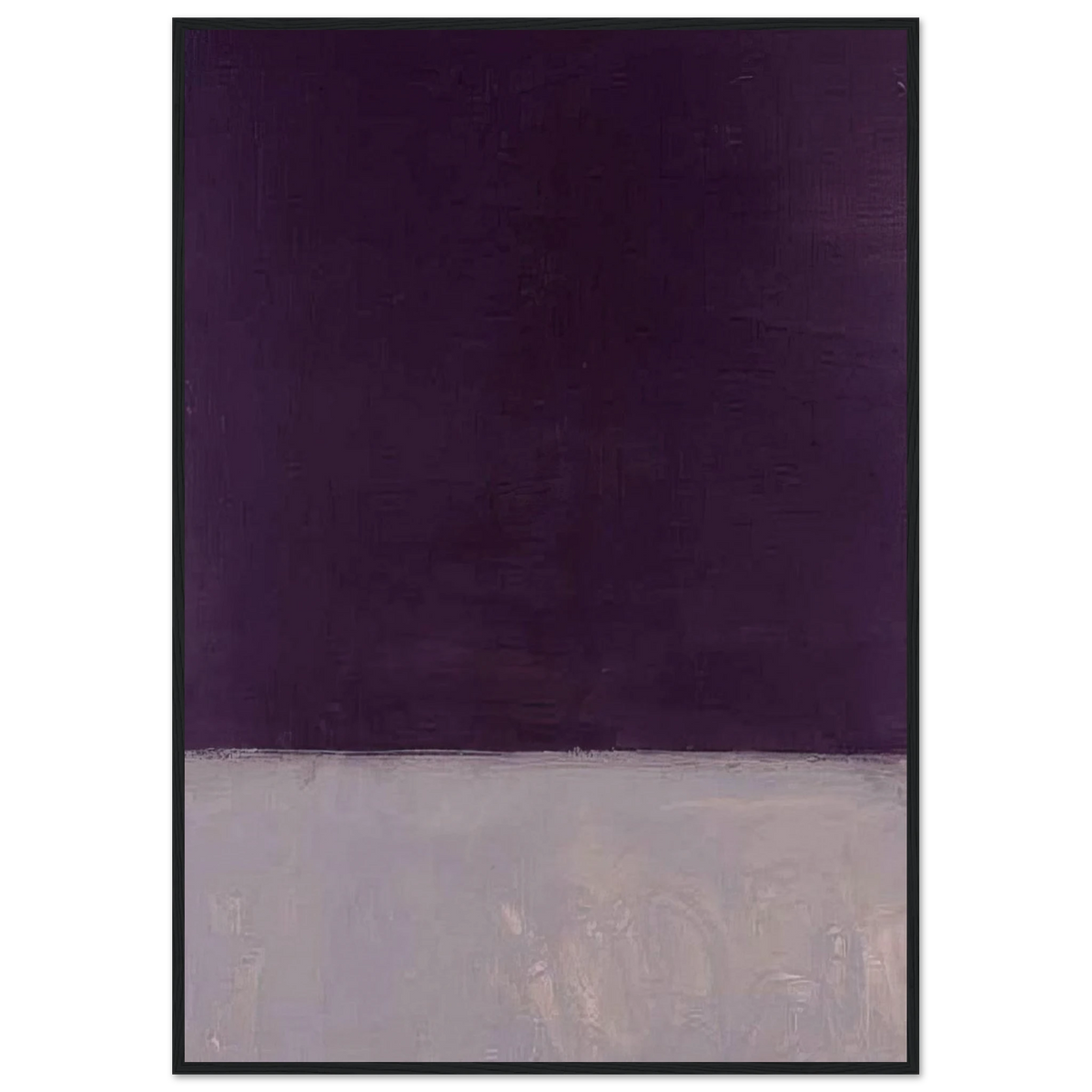 Untitled Black and Gray - 1970 Framed Poster | Mark Rothko Framed Prints Wall Art | Rothko Prints