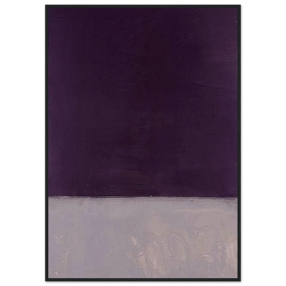 Untitled Black and Gray - 1970 Framed Poster | Mark Rothko Framed Prints Wall Art | Rothko Prints
