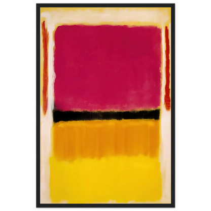 Violet, Black, Orange, Yellow on White and Red - 1949 Framed Poster | Mark Rothko Framed Prints Wall Art | Rothko Prints
