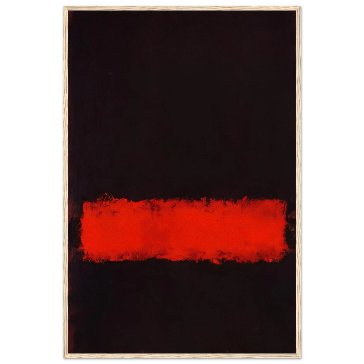 Black, Red and Black - 1968 Framed Poster | Mark Rothko Framed Prints Wall Art | Rothko Prints