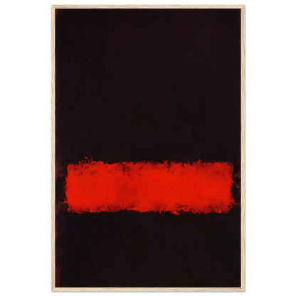 Black, Red and Black - 1968 Framed Poster | Mark Rothko Framed Prints Wall Art | Rothko Prints