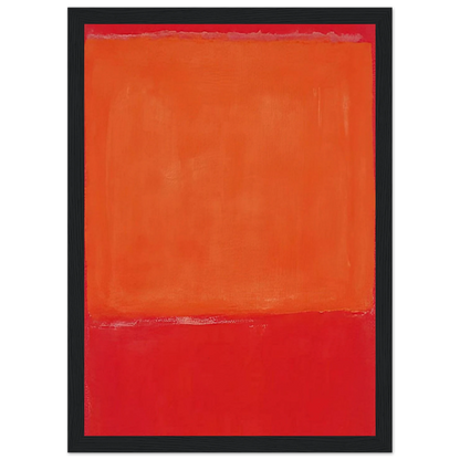 Ochre and Red on Red - 1957 Framed Poster | Mark Rothko Framed Prints Wall Art | Rothko Prints