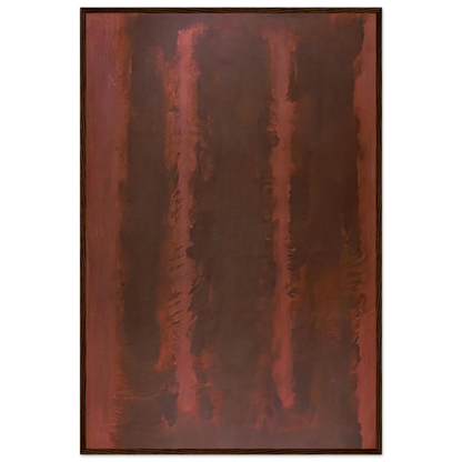 Black on Maroon - 1958 Framed Poster | Mark Rothko Framed Prints Wall Art | Rothko Prints