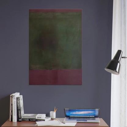 Untitled Green on Maroon - 1961 Canvas | Mark Rothko Canvas | Rothko Prints