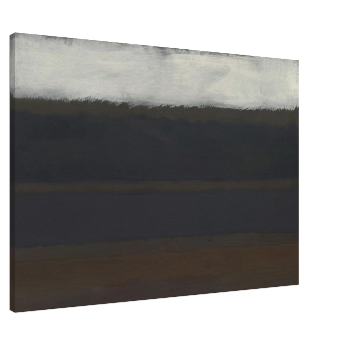 No. 14 Horizontals, White over Darks - 1961 Canvas | Mark Rothko Canvas | Rothko Prints