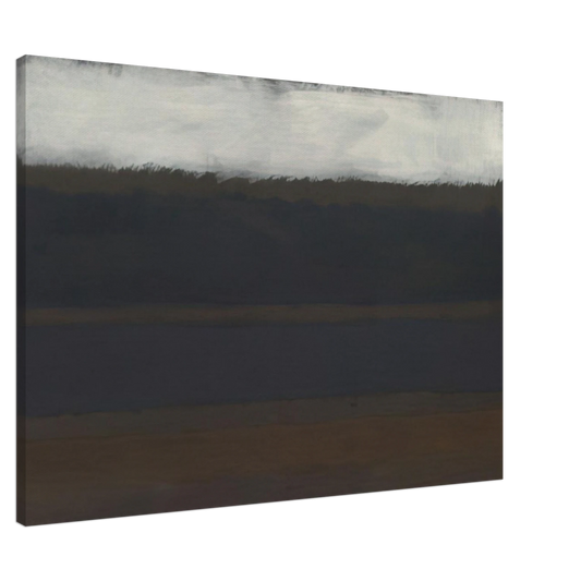 No. 14 Horizontals, White over Darks - 1961 Canvas | Mark Rothko Canvas | Rothko Prints