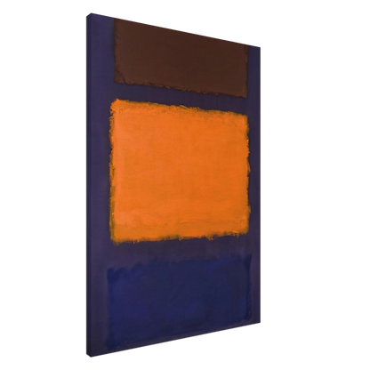 Brown, Orange, Blue on Maroon - c.1963  United States Canvas | Mark Rothko Canvas | Rothko Prints