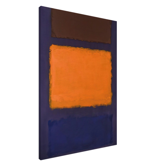 Brown, Orange, Blue on Maroon - c.1963  United States Canvas | Mark Rothko Canvas | Rothko Prints
