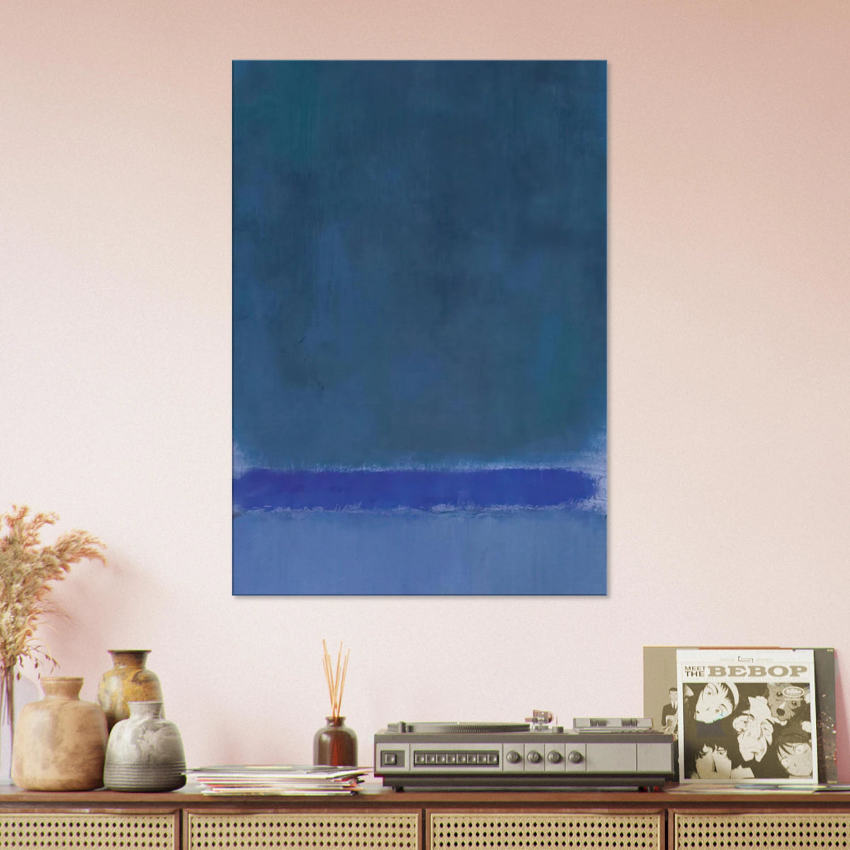 Untitled Green on Blue - 1968 Canvas | Mark Rothko Canvas | Rothko Prints