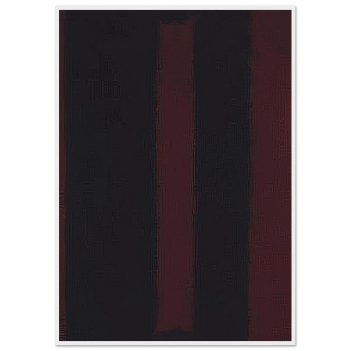 Black on Maroon - 1959 Framed Poster | Mark Rothko Framed Prints Wall Art | Rothko Prints