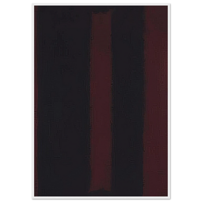 Black on Maroon - 1959 Framed Poster | Mark Rothko Framed Prints Wall Art | Rothko Prints
