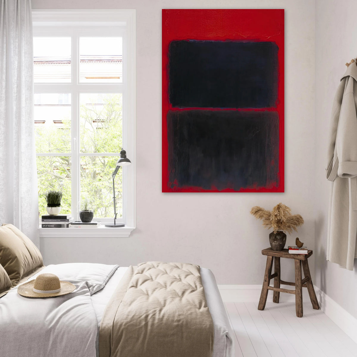 Light Red Over Black - 1957 Poster | Mark Rothko Poster | Rothko Prints
