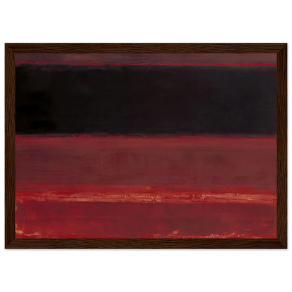 Four Darks in Red - 1958 Framed Poster | Mark Rothko Framed Prints Wall Art | Rothko Prints