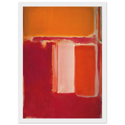 Yellow, Cherry, Orange - 1947 Framed Poster | Mark Rothko Framed Prints Wall Art | Rothko Prints