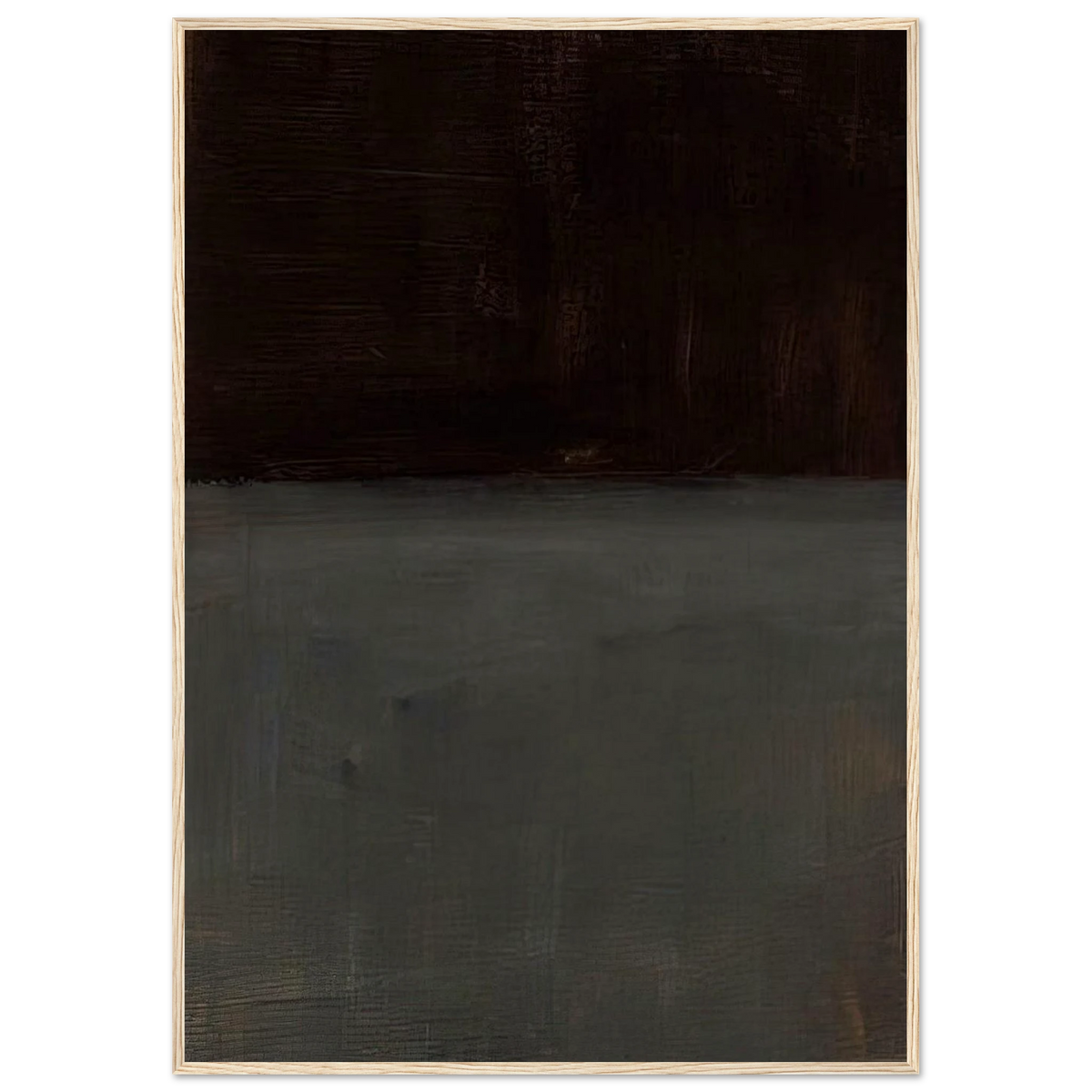 Untitled brown and gray - 1969 Framed Poster | Mark Rothko Framed Prints Wall Art | Rothko Prints