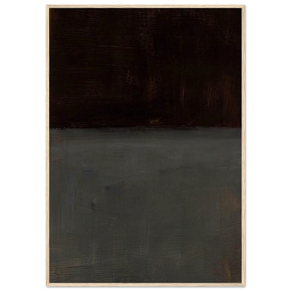 Untitled brown and gray - 1969 Framed Poster | Mark Rothko Framed Prints Wall Art | Rothko Prints